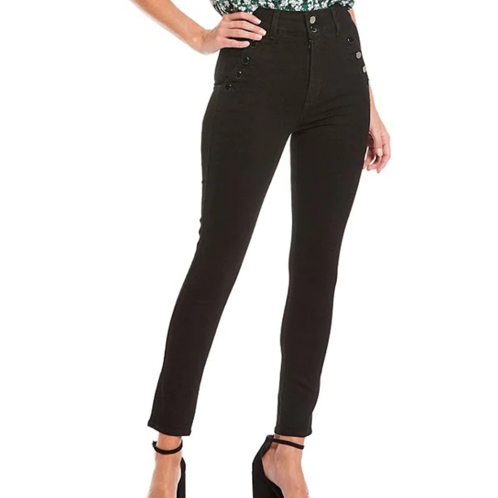 Joe's Jeans Georgia High Rise Button Pocket Detail Jeans